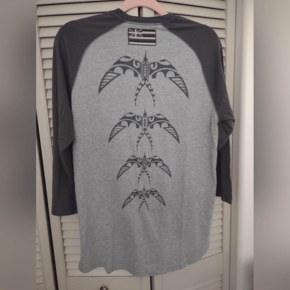 Nakoa Hawaiian Tribal Graphic Jersey Style T-shirt